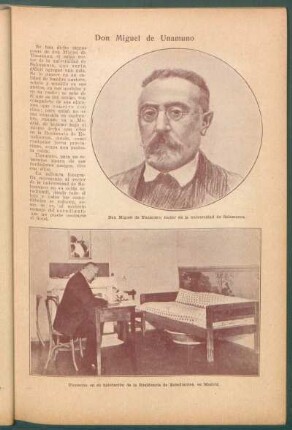 Don Miguel de Unamuno