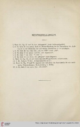 Richtigstellungen