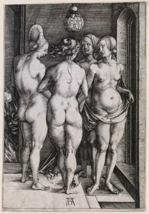 Vier nackte Frauen
