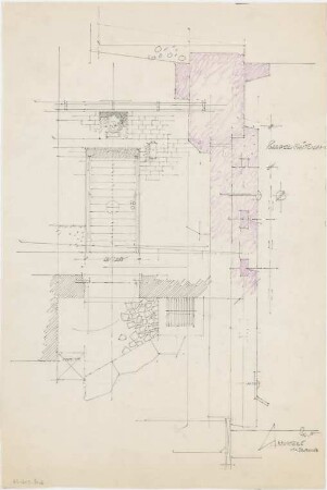 Döllgast, Hans; Arnstorf; Kath. Pfarrkirche St. Georg - Grundriss; Ansicht; Schnitt