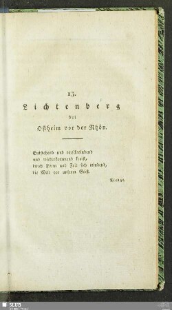 13. Lichtenberg bei Ostheim vor der Rhön