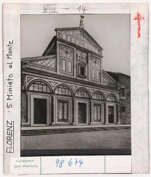 Florenz: S. Miniato, Fassade