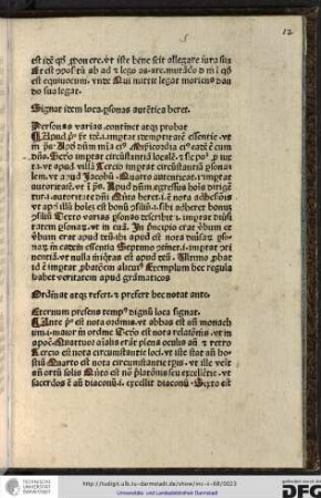 Apud primo significat idem id est impertat idem ptitatem (!) essentie ut in psalmo Apud dominum misericordia eius...