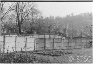 Mauerfall, Potsdam, Klein Glienicke / Griebnitzsee, Grenzanlage.