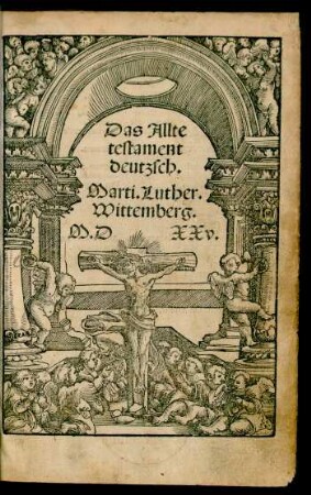 Das Allte || testament || deutzsch.|| Marti.Luther.||