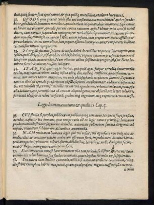 Legis humanae natura et qualitas Cap. 5.