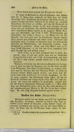 Pocken der Kühe