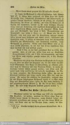 Pocken der Kühe