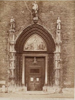 Kirche S. Maria dei Frari, Hauptportal, Venedig