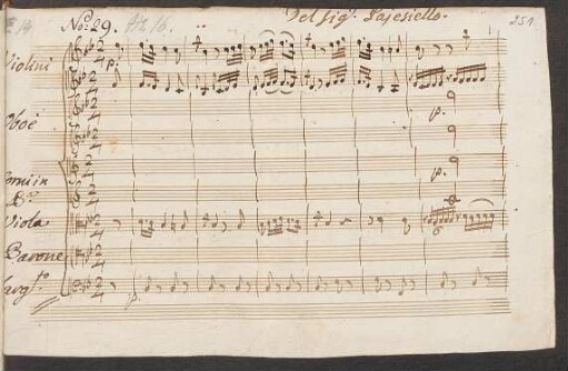 Il Tamburo. Auszüge; T, orch; R 1.37/24
