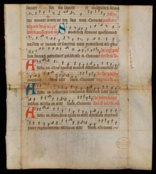 Antiphonale (Fragment)