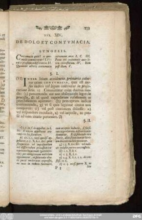 Tit. XIV. De Dolo Et Contumacia.