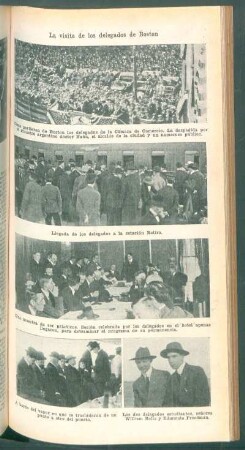 La visita de los delegados de Boston - [Ilustración]