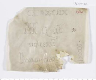 CIL XV 4740, Gelatinefolie