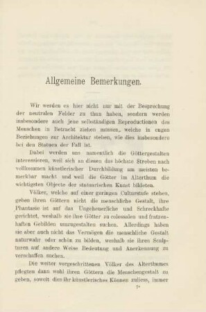 Allgemeine Bemerkungen.