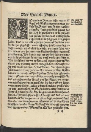 Der Sechst Punct.