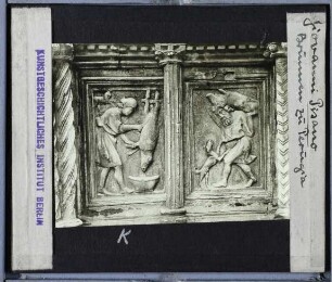 Perugia, Fontana Maggiore,Pisano (Giovanni), Dezember (Perugia, Fontana Maggiore) (Relief)