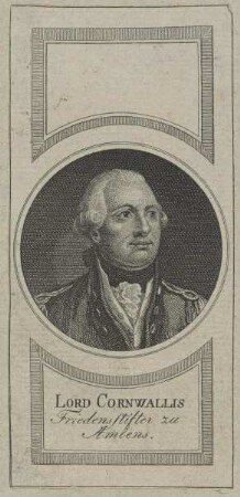 Bildnis des Charles Cornwallis