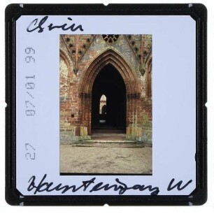 Chorin, Kloster : Hauptportal Klosterkirche