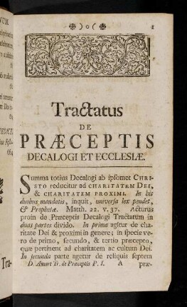 1-678, Tractatus de Praeceptis Decalogi et Ecclesiae
