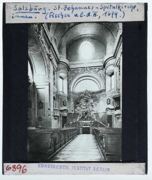 Salzburg, Johannsspitalkirche : Innenansicht