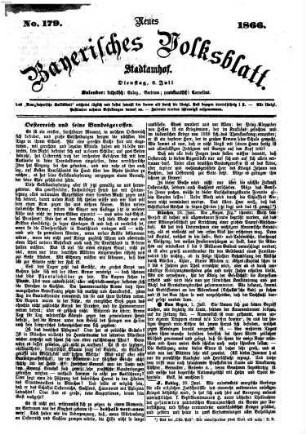 Neues bayerisches Volksblatt. 1866, 7 - 12