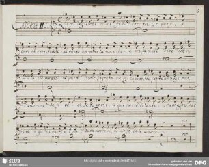 Cantata II: Luce degli occhi miei