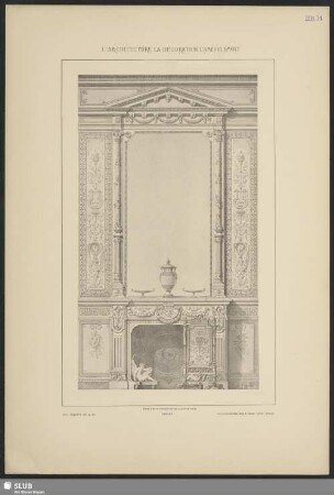 Dekoration und Möbel in der Innenarchitektur