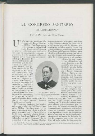 El Congreso Sanitario Internacional.