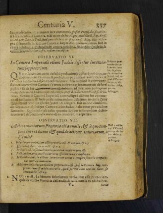 Observatio VI. In Camera Imperiali etiam Iudaeis desertur iuramentum suppletorium.