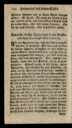 Andolosia bringt Agrippinen in ein Kloster ...