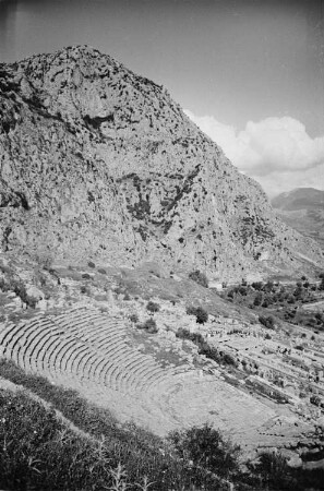 Reisefotos Griechenland. Delphi. Theater