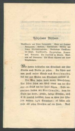 Achtzehnter Abschnitt.