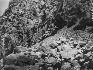 Bergsturz : Aufnahme eines Bergsturzes auf dem Weg von Estellencs nach Andratx