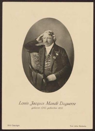 Daguerre, Louis Jacques Mandé