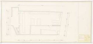 Filiale der Schweisfurth GmbH, Münster Umbau: Bestand: Grundriss 1:50