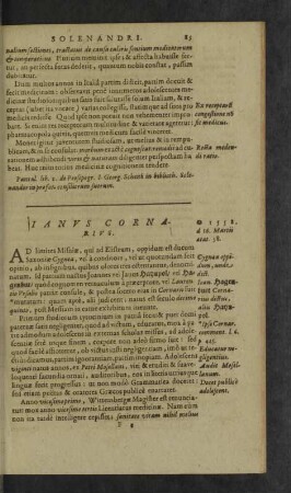 Ianus Cornarius.