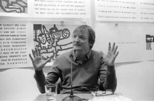 Brecht-Haus : Im Brecht-Haus: Volker Sielaff; Bild: Felix Martin Furtwängler