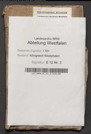 Veranschlagungsakten des Amtes Neuhaus und des aufgehobenen Klosters Abdinghof