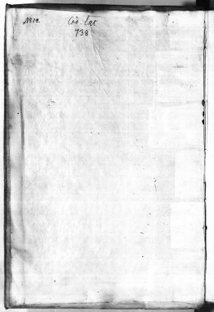 Gasparis Scioppii comitis a Claravalle epistolae autographae ad Petrum Victorium iuniorem, et opuscula impressa ad enndem missa. Collegit Franciscus Victorius Romae anno 1729. - BSB Clm 738