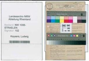 Entnazifizierung Ludwig Kaysers , geb. 02.11.1919 (Stanzer)
