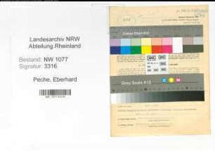 Entnazifizierung Eberhard Peche , geb. 17.08.1915 (Polizist)