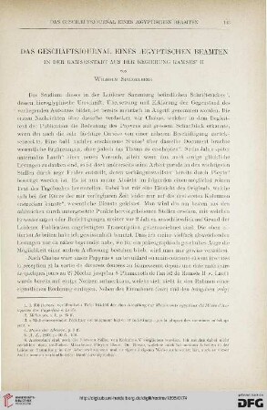 17: Das Geschäftsjournal eines aegyptischen Beamten in der Ramsesstadt aus der Regierung Ramses' II