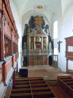 Quedlinburg - Blasiikirche : Chor in der Blasiikirche, aufgenommen in Quedlinburg am 27. April 2014. Foto Uwe Gerig