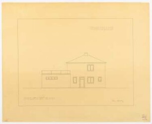 Wohnhaus: Nordansicht M 1:50