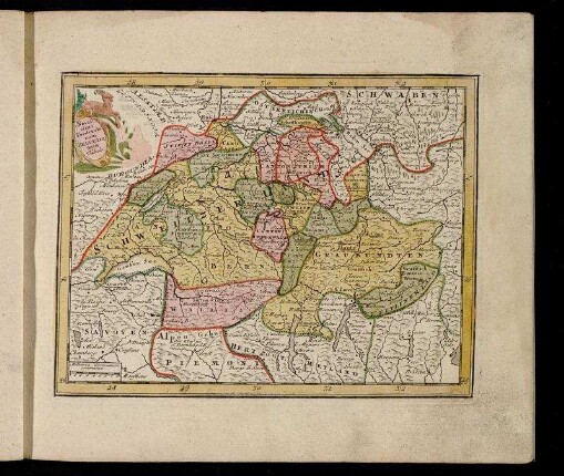 Novissima Foederatorum Helvetiorum Tabula.
