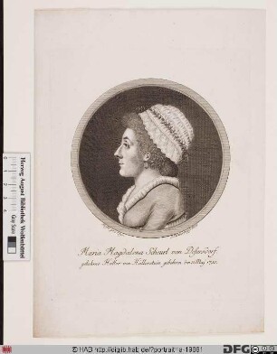 Bildnis Maria Magdalena Scheurl (von Defersdorf), geb. Haller von Hallerstein