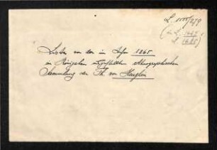 Liste der ethnographischen Sammlung von Theodor Heuglin