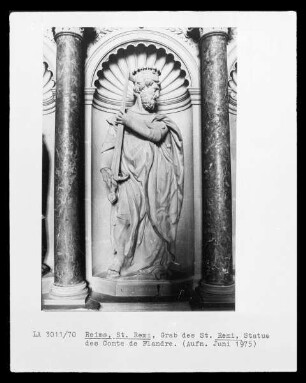 Grabmal des heiligen Remigius — Statue des Comte de Flandre