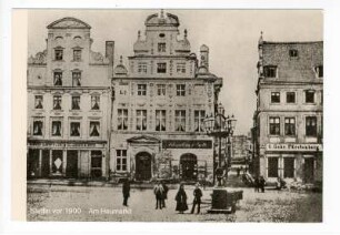 Stettin vor 1900. Am Heumarkt